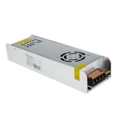 Optonica 6134 Alimentatore Sottile 250W 12V 21A per Strisce LED IP20 con Ventola