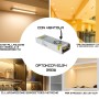 Optonica 6134 Alimentatore Sottile 250W 12V 21A per Strisce LED IP20 con Ventola