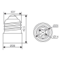 Adattatore Portalampada da Attacco E27 a Attacco E14 Plastica IP20 