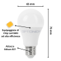 Lampadina LED Goccia E27 5,5 Watt Equivalente 40 Watt Risparmio Energetico