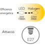 Lampada LED Filamento E27 26 W Luce Bianco Naturale 4000K 