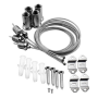 Cavi Fissaggio Pannelli Soffitto Sospensione Metallo 4 Pezzi 