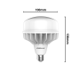 Lampada LED Bulbo Alluminio 30 Watt Attacco E27 IP40