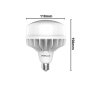 Lampada LED Bulbo Alluminio 40 Watt Attacco E27 IP40