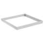Cornice In Alluminio Bianco Per Pannelli Led 60X60 Installazione Facile