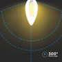 Optonica Lampadine LED a Filamento C35 E14 4W Alta Efficienza e Lunga Durata