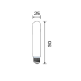 Lampadina LED Filamento per Cappa E14 4 Watt Luce Naturale 4000K