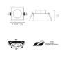 Faretto LED Orientabile da Incasso Colore Bianco/Nero Luce Naturale 4000K