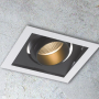 Faretto LED Orientabile da Incasso Colore Bianco/Nero Luce Naturale 4000K