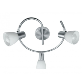 Plafoniera a Spirale LED 3 Luci Spot Orientabili Attacco E14 Alimentazione 230V