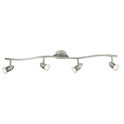 Applique Faretti LED Orientabili Soffitto Spot Attacco GU10x4 Alimentazione 230V