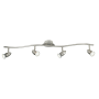 Applique Faretti LED Orientabili Soffitto Spot Attacco GU10x4 Alimentazione 230V