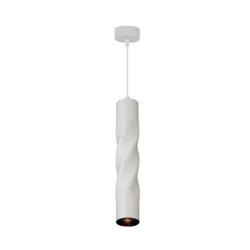 Lampada a Sospensione Cilindrica Optonica Bianca Cavo 1 Metro Attacco GU10 MR16