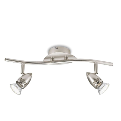 Applique Faretti LED Orientabili Soffitto Spot Attacco GU10x2 Alimentazione 230V