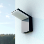 Proiettore LED per Esterno Nero Potenza 9 Watt Luce Bianco Naturale 4000K IP54 