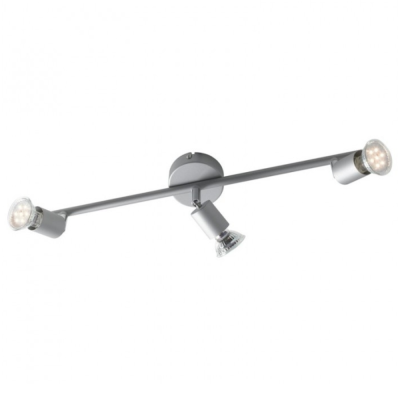 Applique Faretti LED Orientabili Soffitto Spot Alluminio Attacco GU10x3 