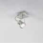 Faretto LED a Soffitto Orientabile in Metallo Spot Attacco GU10 230 Volt