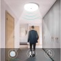 Optonica 2805 Plafoniera Led Tonda Con Sensore Di Movimento 18W Bianca Luce Naturale 4500K
