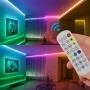 Optonica 4322 Kit Striscia LED RGB 5m con Alimentatore IR