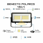 Beneito Polaris Proiettore Led  Nero Alta Potenza Ip65