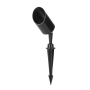 Proiettore Spot Plastica Nero Picchetto Incluso Attacco GU10 IP65
