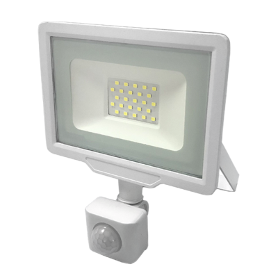 Proiettore LED con Sensore di Movimento Colore Bianco 20W Luce Naturale 4500K