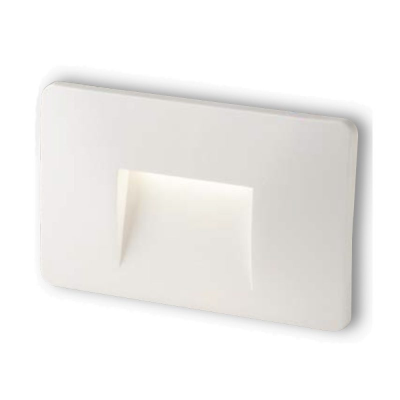 Segnapasso Bianco LED Incasso Cassetta 503 Rettangolare 3 Watt Luce Regolabile