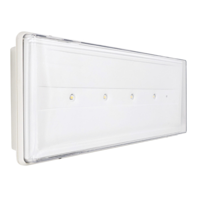 Beghelli Stile+ Lampada di Emergenza LED Incasso Colore Bianco 11 Watt 2H IP42