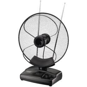 Antenna Amplificata da Interno UHF/VHF 32 db Modello Mercury Colore Nero