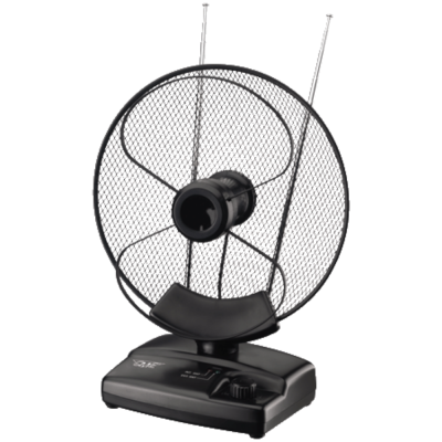 Antenna Amplificata da Interno UHF/VHF 32 db Modello Mercury Colore Nero
