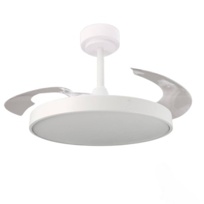 Ledme 8828 Ventilatore da Soffitto a Led Colore Bianco Ø108 Cm
