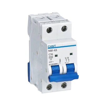 Chint Nb1-63 Interruttore Magnetotermico 2 Poli Modulabile Per Impianti Civili