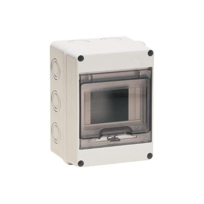 Marlanvil Centralino Parete Grigio 2/4 Moduli  Stagno IP65 Modello 9204