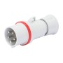 Spina Mobile Dritta Hp Ip44 Ip54 32A 380 415V Rossa