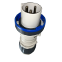 Spina Mobile Diritta Hp Ip66 63A 200-250V Blu