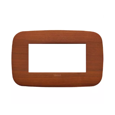 Vimar 19684.52 Serie Arkè Placca Round 4 Moduli In Legno Naturale