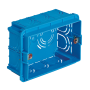 Scatola Incasso Portafrutti 15 Pezzi  3 Posti Incasso Compatibile Magic Blu