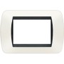 Placca 4 Pezzi Living Light International 3 Posti Tecnopolimero L4803 