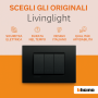 Placca Pezzi 5 Living Light Tecnopolimero LNA4803AR Antracite
