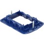 Placca Living Light International 3 Posti Tecnopolimero L4803 con Supporto L4703