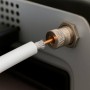 Cavo Tv Ø5 Mm in Rame Puro 75 Ohm Bobina da 50 Metri per Interni Schermati