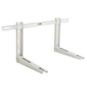Staffa Mensola Condizionatore Climatizzatore Unità Esterna 80x42x35 Bianca Kg 120