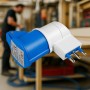 Ecova 20552 Adattatore Industriale Con Spina Italiana 16A  Presa Cee 2P+T