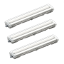 Plafoniera LED 36W 2 Tubi T8 120 Centimetri Risparmio Energetico 4500K Pezzi 3