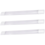 Plafoniera LED Soffitto 40 Watt Slim 120 Cm Risparmio Energetico 6000K Pezzi 3 