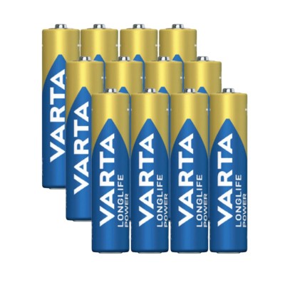 Varta Batteria Longlife  Power Ministilo AAA Alcalina Blister 12 Pezzi