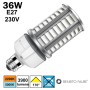 Lampada Da Soffitto Cilindrica Beneito 3919 Con Portalampada E27 36W