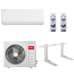 Set Climatizzatore TCL Gentle Classe A++/A+ Inverter Wi FI Staffa e Sanificante