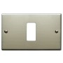 Placca Alluminio con Viti Compatibile Serie Magic Ticino