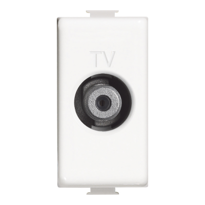 Connettore Coassiale Bticino Matix Am5202F Tipo F TV impedenza 75 ohm aggancio a vite 1 modulo